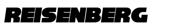 Reisenberg font preview